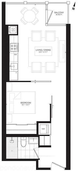 Unit 803 - 17 Dundonald Street, Toronto 2